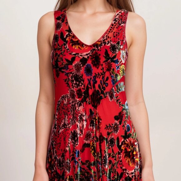 Johnny Was Bias Bobcat Forest Maxi Dress - Picture 5 of 13